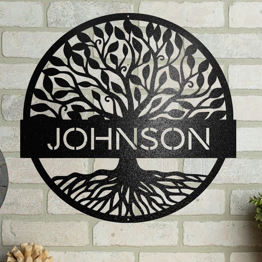 Personalized Tree Of Life Monogram